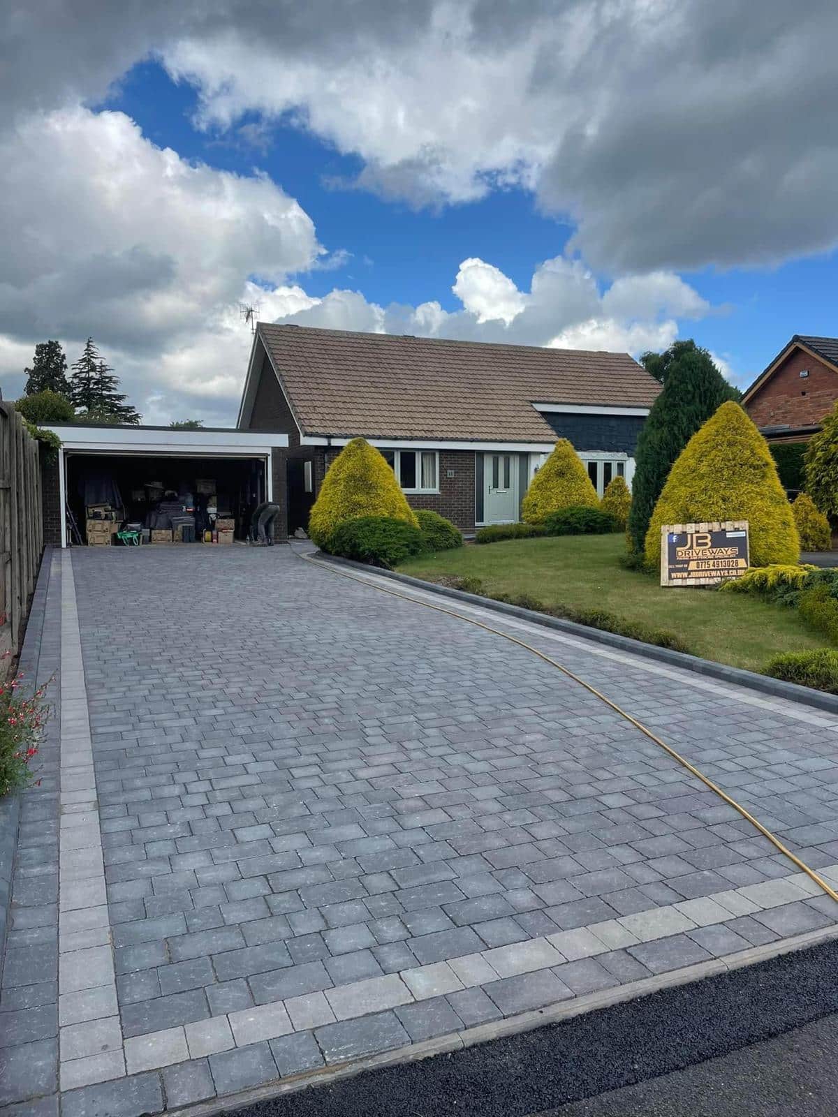 Professional driveway installation by JB Driveways
